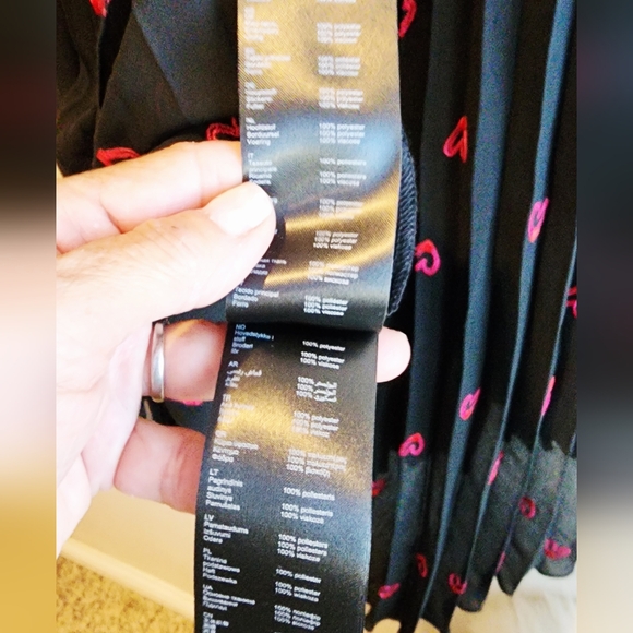 Maje Women's Black and Red Dress Size Small - Picture 14 of 14